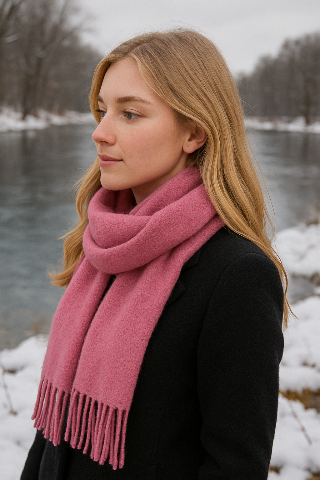 Pofuduk Şal (Pembe)