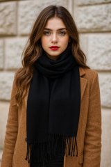Pofuduk Şal( Siyah)
