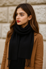Pofuduk Şal( Siyah)