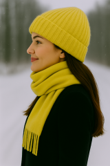 Pofuduk Şal (Sarı)
