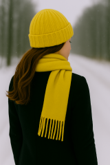 Pofuduk Şal (Sarı)