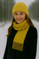 Pofuduk Şal (Sarı)