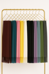 Pofuduk Şal (Beyaz)